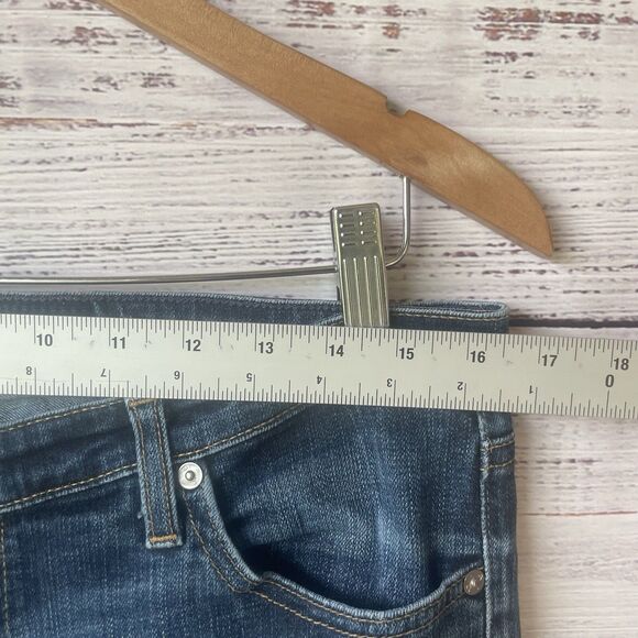 AG Adriano Goldschmied The Stilt Cigarette Jeans 32R Slim Fit Made in USA Blue - Picture 12 of 12